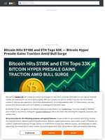 Bitcoin Passes $118K For First Time in History as Shorts Vaporize $1B