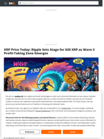 XRP Price Today: Ripple Sets Stage for $30 XRP as Wave 3 Profit-Taking Zone Emerges - Brave New Coin