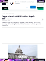 Crypto Market Bill Stalled Again - U.Today
