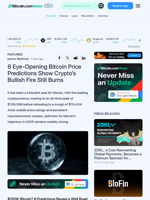 8 Eye-Opening Bitcoin Price Predictions Show Crypto’s Bullish Fire Still Burns – Featured Bitcoin News