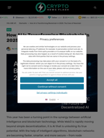 How AI Is Transforming Blockchain in 2025: The Case of Nexchain - Crypto News Flash