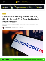Dormakaba Holding AG (DOKA.SW) Stock: Drops 6.31% Despite Beating Profit Forecast - CoinCentral