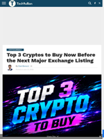Top 3 Cryptos to Buy Now Before the Next Major Exchange Listing - TechBullion