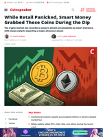 Smart Money Snaps Up Coins Amid Retail Panic