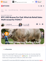 BTC USD Braces For Fed: Will FOMC Meeting Today Live Pump?