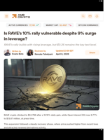 Is RAVE’s 10% rally vulnerable despite 9% surge in leverage? - AMBCrypto