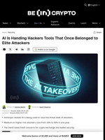 AI Is Handing Hackers Tools That Once Belonged to Elite Attackers