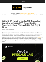 AAVE Price Surge, SHIB’s Long-Term Holders Win Big, But Web3 ai May Be the Smartest Bet at $0.000365