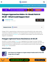 Polygon Approaches Make-Or-Break Point At $0.28 - What Could Happen Next