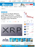 “I Would’ve Made Millions, And I Want To Cry” — Dave Portnoy Laments Selling Early As XRP Goes Parabolic ⋆ ZyCrypto