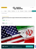 Defense startups see surge in demand amid escalating Iran conflict: FT