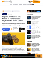 Report: ZBD Raises $40 Million to Power Bitcoin Payments for Video Games – News Bytes Bitcoin News