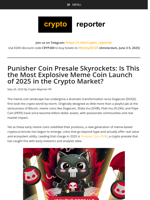 Punisher Coin Presale Skyrockets: Is This the Most Explosive Meme Coin Launch of 2025 in the Crypto Market?