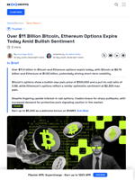 Huge BTC & ETH Options Expiry Could Shake Markets