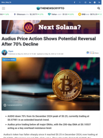 Audius Price Action Shows Potential Reversal After 70% Decline - TheNewsCrypto