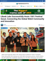 LBank Labs Successfully Hosts 1001 Festival Seoul, Connecting the Global Web3 Community and Innovation