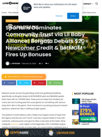 Spartans Dominates Community Trust via Lil Baby Alliance! Borgata Debuts $20 Newcomer Credit & BetMGM Fires Up Bonuses | Live Bitcoin News