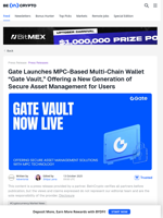Gate Launches MPC-Based Multi-Chain Wallet 