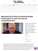 Moonshot AI's Kimi K3 model prompts David Sacks to warn US over AI competitiveness