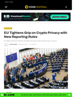 EU Tightens Grip on Crypto Privacy with New Reporting Rules 