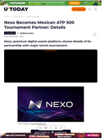 Nexo Becomes Mexican ATP 500 Tournament Partner: Details
