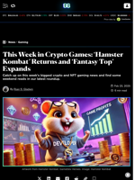 This Week in Crypto Games: ‘Hamster Kombat’ Returns and ‘Fantasy Top’ Expands - Decrypt