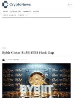 Bybit Closes $1.5B ETH Hack Gap - Crypto-News.net