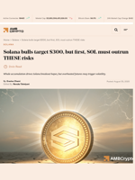 Solana bulls target $300, but first, SOL must outrun THESE risks - AMBCrypto