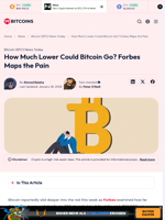 How Much Lower Could Bitcoin Go? Forbes Maps the Pain - 99Bitcoins