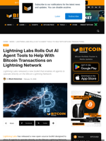 Lightning Labs Releases AI Tools To Help Bitcoin Payments