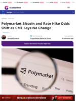 Polymarket Bitcoin and Rate Hike Odds Shift as CME Says No Hike