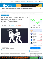 Moscow Authorities Arrest Co-Founder of ‘Tap to Earn’ Crypto Game Blum ⋆ ZyCrypto