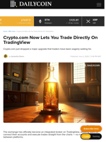 Crypto.com Now Lets You Trade Directly On TradingView - DailyCoin