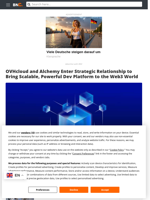 OVHcloud and Alchemy Enter Strategic Relationship to Bring Scalable, Powerful Dev Platform to the Web3 World - Brave New Coin