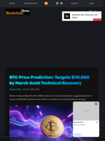 BTC Price Prediction: Targets $70,000 by March Amid Technical Recovery - Blockchain.News