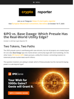 $IPO vs. Base Dawgz: Who Wins on Real-World Utility?