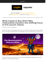 What Crypto to Buy Now? Institutions Target $NNZ Presale