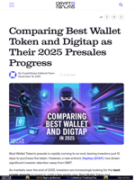 Comparing Best Wallet Token and Digitap as Their 2025 Presales Progress