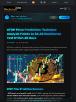 ATOM Price Prediction: Technical Analysis Points to $4.35 Resistance Test Within 30 Days - Blockchain.News