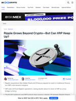 Ripple Expands Beyond Crypto—But What Happens to XRP Now?