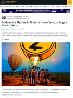 Anthropic Mythos Security Audit Found No ‘Serious’ Bugs in Zcash: Wilcox