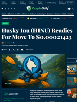 Husky Inu (HINU) Readies For Move To $0.00021423 - Crypto Daily