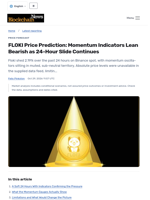 FLOKI Price Prediction: Momentum Indicators Lean Bearish as 24-Hour Slide Continues - Blockchain.News