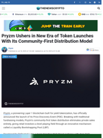 Pryzm Ushers in New Era of Token Launches With Its Community-First Distribution Model