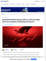 Why RaveDAO's 2,200% Weekly Surge Has Analysts Worried