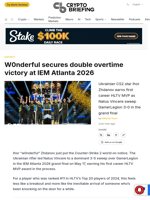 W0nderful secures double overtime victory at IEM Atlanta 2026
