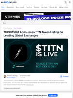 THORWallet Announces TITN Token Listing