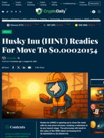 Husky Inu (HINU) Readies For Move To $0.00020154 - Crypto Daily