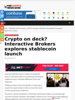Crypto on deck? Interactive Brokers explores stablecoin launch - The Crypto News Wire