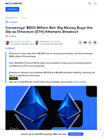 Ethereum Nears Breakout on $778 Million Accumulation